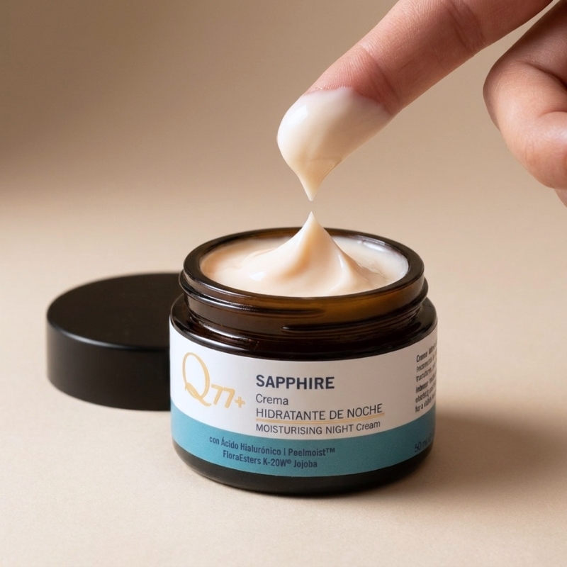 Crema hidratante de noche sapphire
